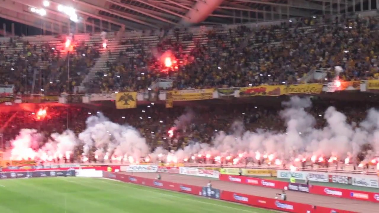 ΑΕΚ - ΟΛΥΜΠΙΑΚΟΣ 3-2 Ο ΥΜΝΟΣ ΤΗΣ ΑΕΚ (24-9-17)