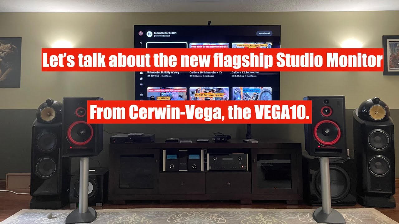 A Review of The Cerwin-Vega VEGA10 Studio Monitor #cerwinvega #studiomonitors