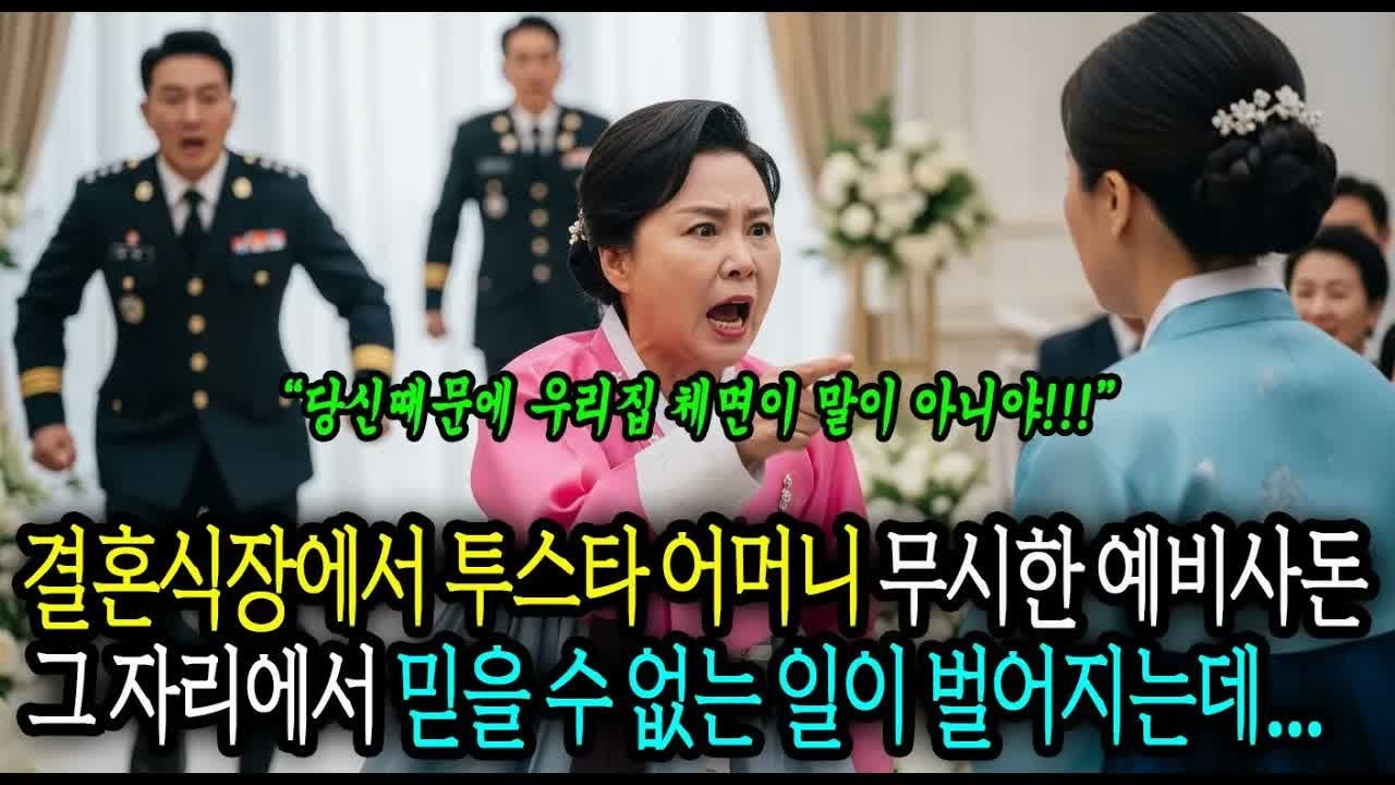 결혼식장에서 무시당한 투스타 어머니, 그 날 시댁 개박살내줬습니다…#사연라디오 #오디오북 #인생사연 #노후의지혜