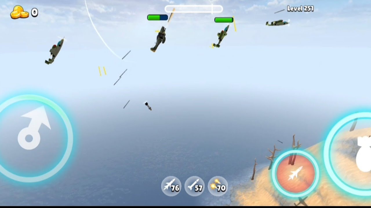 Dogfight with P-51 Mustang WWII fighter plane | Bomber Ace Level 251