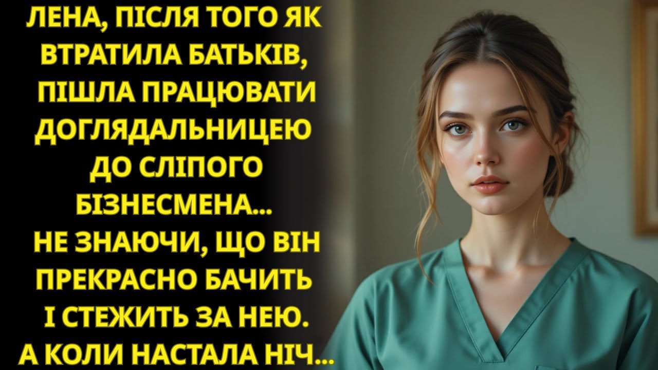 Дівчина стала доглядальницею сліпого мільйонера, але він бачив усе й стежив за кожним її кроком
