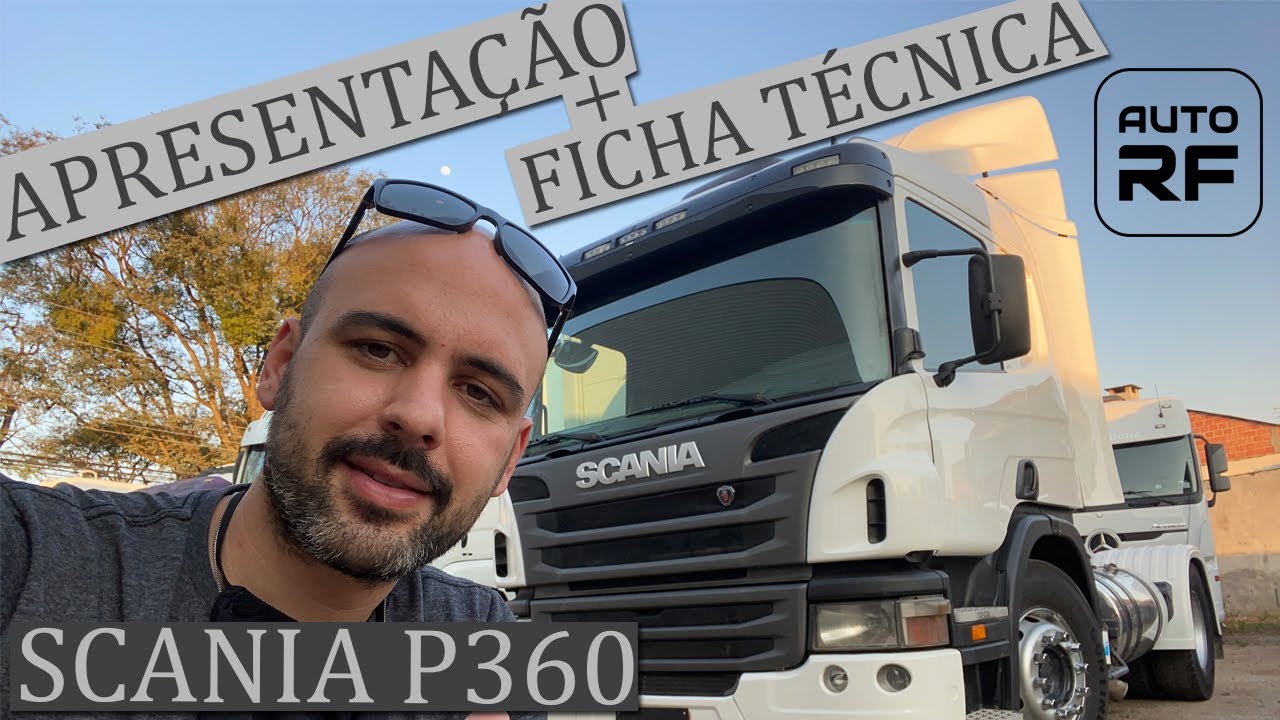 APRESENTAÇÃO E FICHA TÉCNICA SCANIA P360 4X2 2012 - AUTO RF CURITIBA PR
