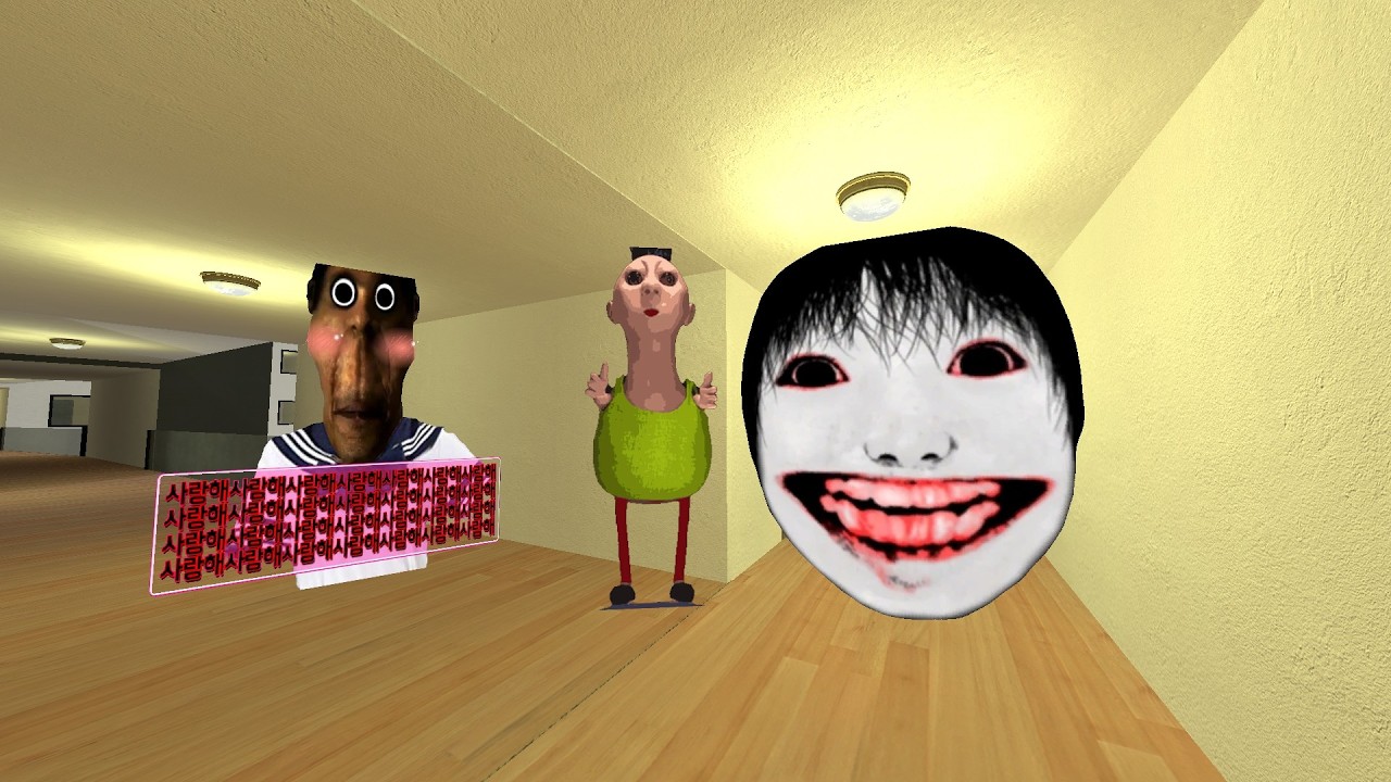 MY NAME IS HAMOOD CUTE OBUNGA AND YOSHIE IN LIMINAL HOTEL GMOD #playongmod #gmod #nextbot