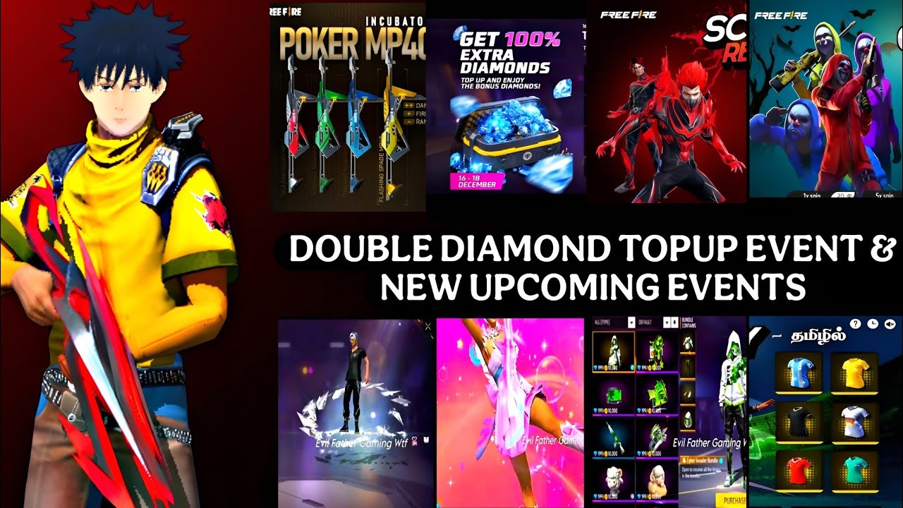 Next Double 💎 Top Up Event + Evo Scorpio Return | Criminal + Poker Mp40 + New Up Coming Events 2026🤗