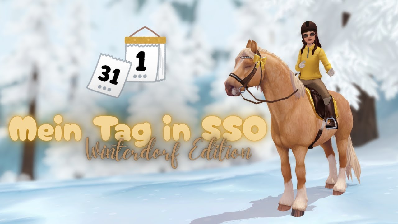 🗓️ Mein Tag in Star Stable - Winterdorf Edition 🌨️ // Francesca Diamondfall // SSO