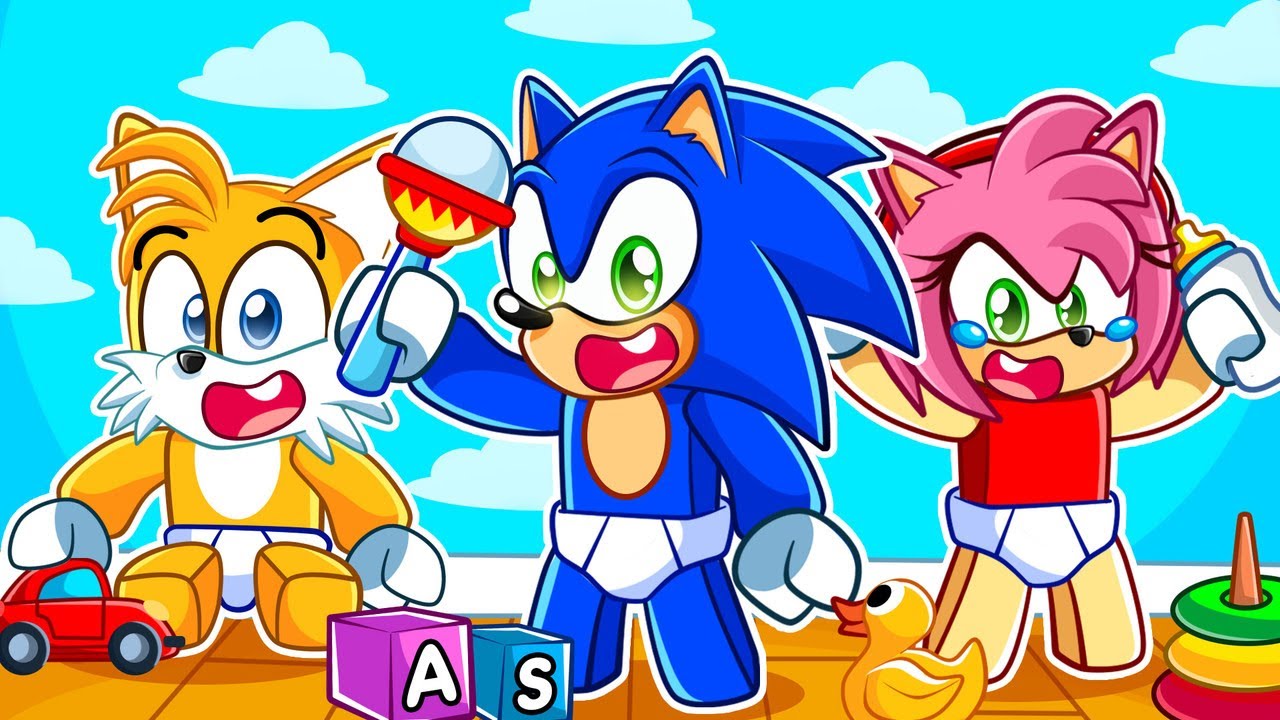 SONIC e TAILS viraram BEBÊS FOFOS!!!