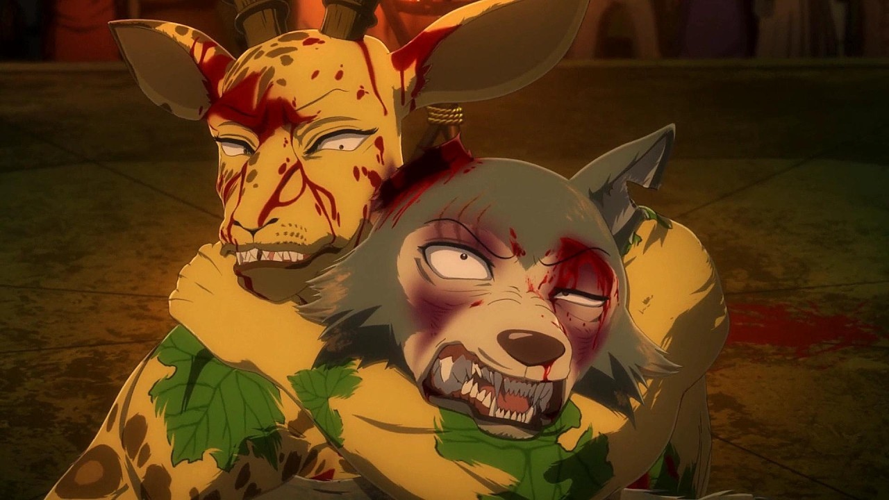 Legoshi vs Melon [FULL FIGHT] - Beastars Final Season Part 2「AMV」- ANIMALS ᴴᴰ