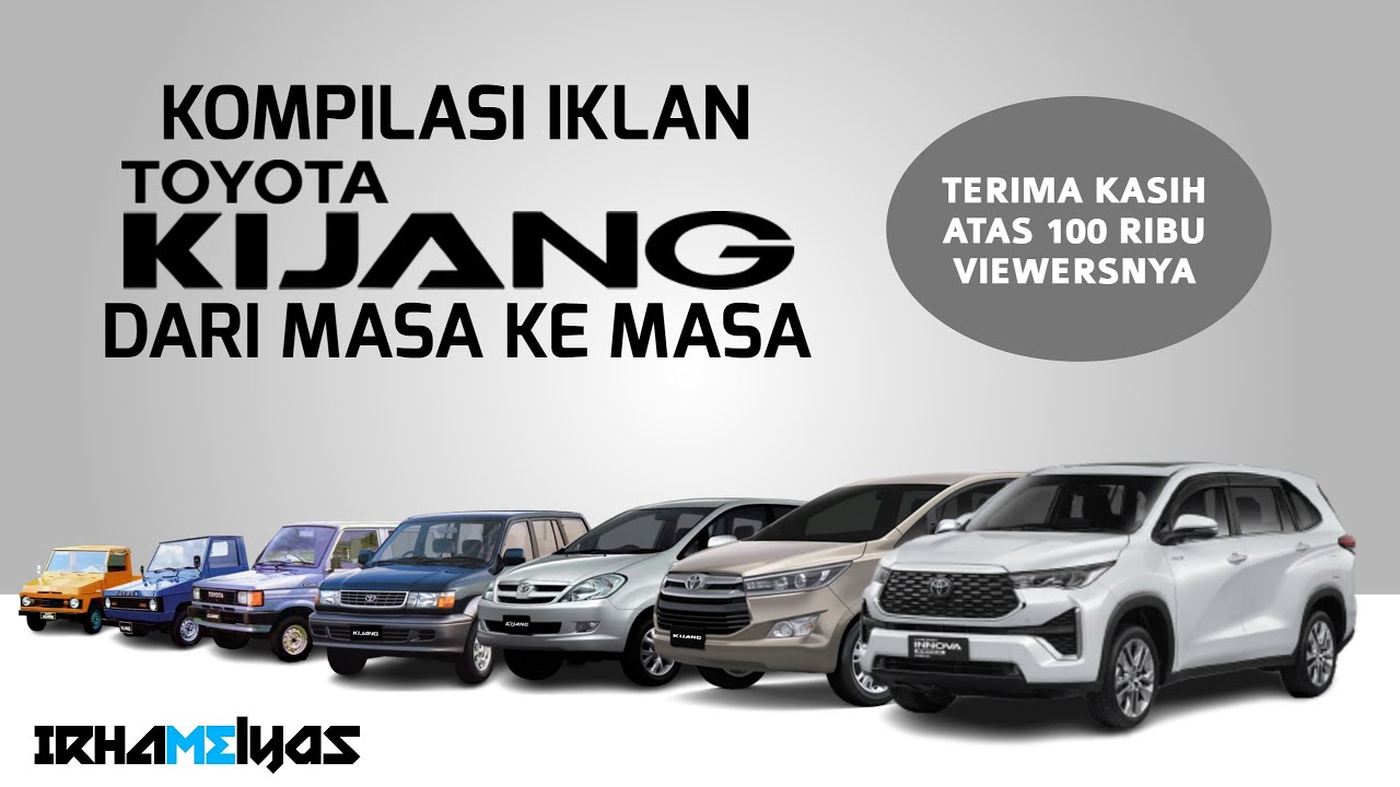 Kompilasi Iklan Toyota Kijang Dari Masa Ke Masa - (1977-2022) [UPDATE]