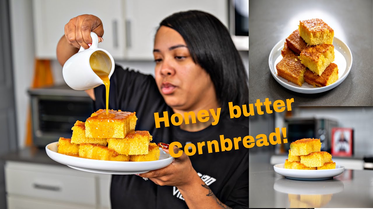 ЛУЧШИЙ кукурузный хлеб с медом и маслом | Простой рецепт домашнего приготовления!