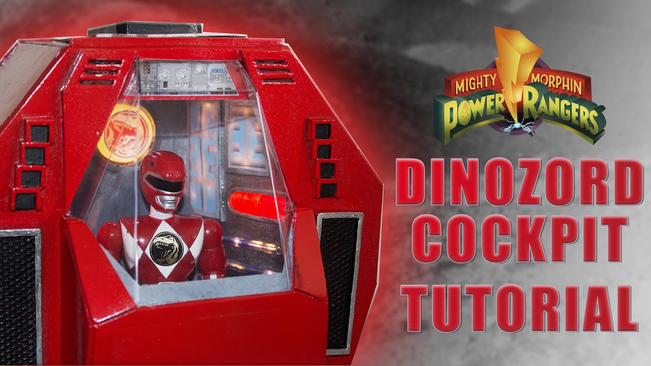 DIY POWER RANGERS DINOZORD DIORAMA TUTORIAL