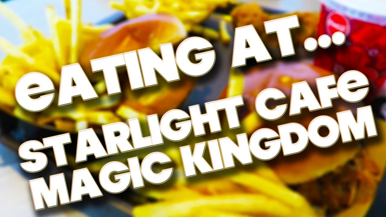 EATING AT - COSMIC RAYS STARLIGHT CAFE - MAGIC KINGDOM - DISNEY