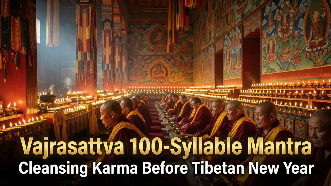 Vajrasattva 100-Syllable Mantra — Karma Purification Before Losar | Tibetan New Year Preparation