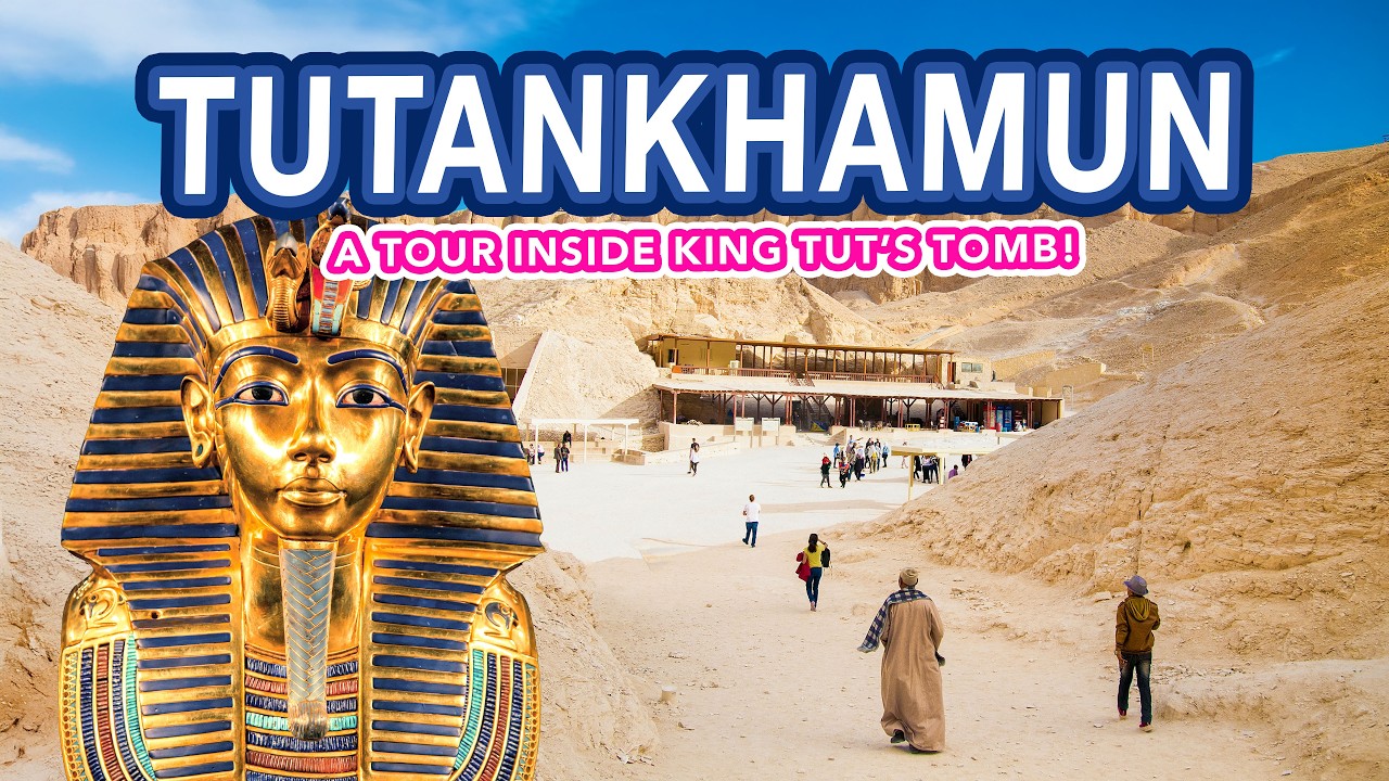 TUTANKHAMUN TOMB Egypt - A Tour INSIDE The Tomb of King Tutankhamun