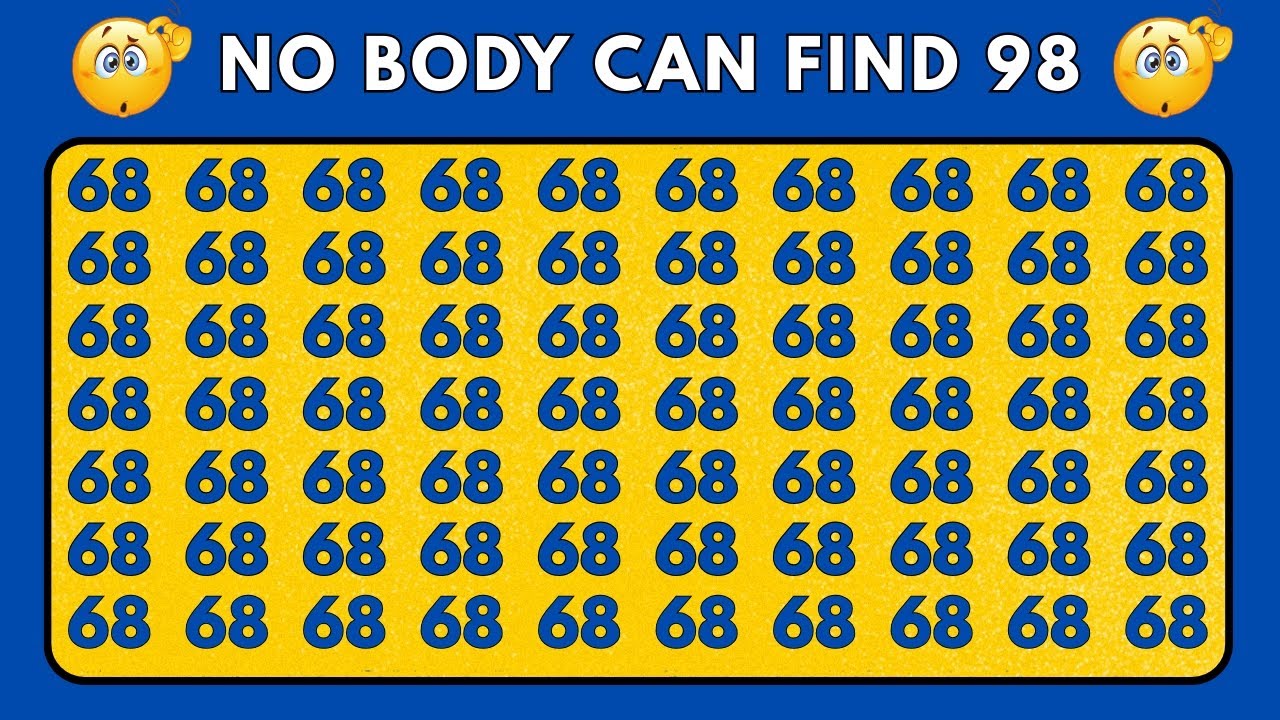 FIND THE ODD ONE OUT | Numbers & Letters Edition | Eye Test | Observation Test