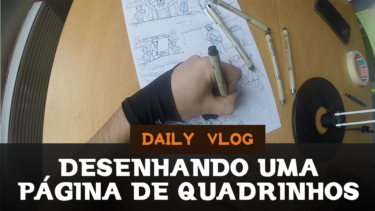 Desenhando uma Página de Quadrinhos