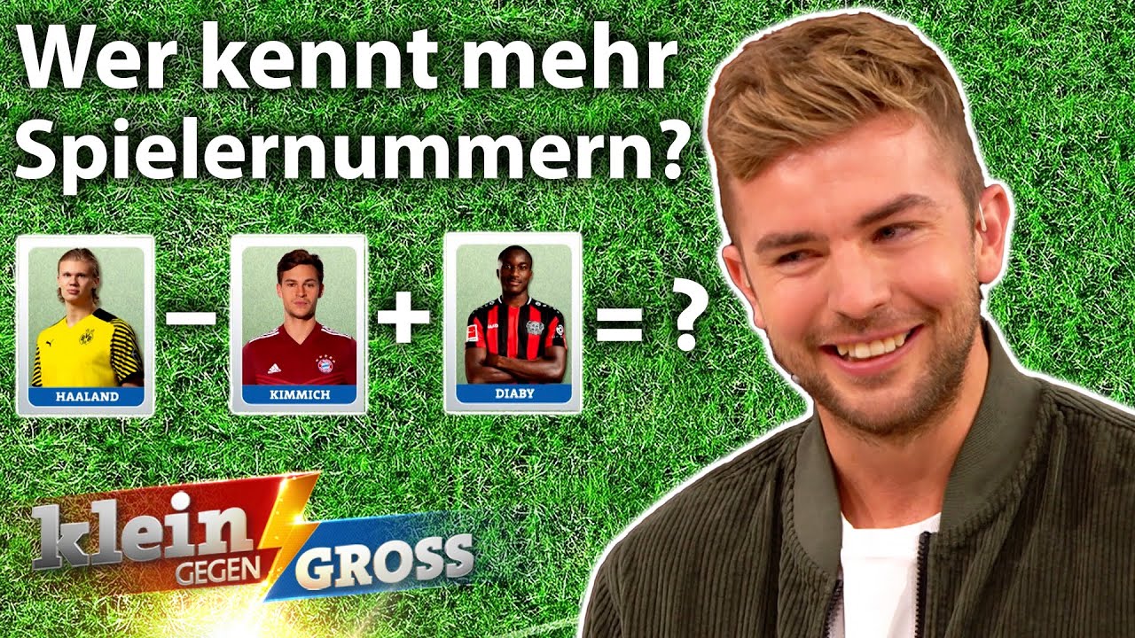Wer kennt alle Fußballer? Christoph Kramer und Jochen Breyer vs. Samuel | Klein gegen Groß
