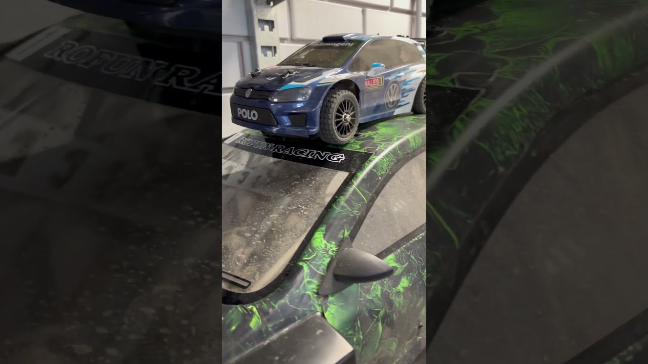 Ралли VW remote control monster and mini monster 😎 #automobile #polopassion #4x4 #rccar #rally #car