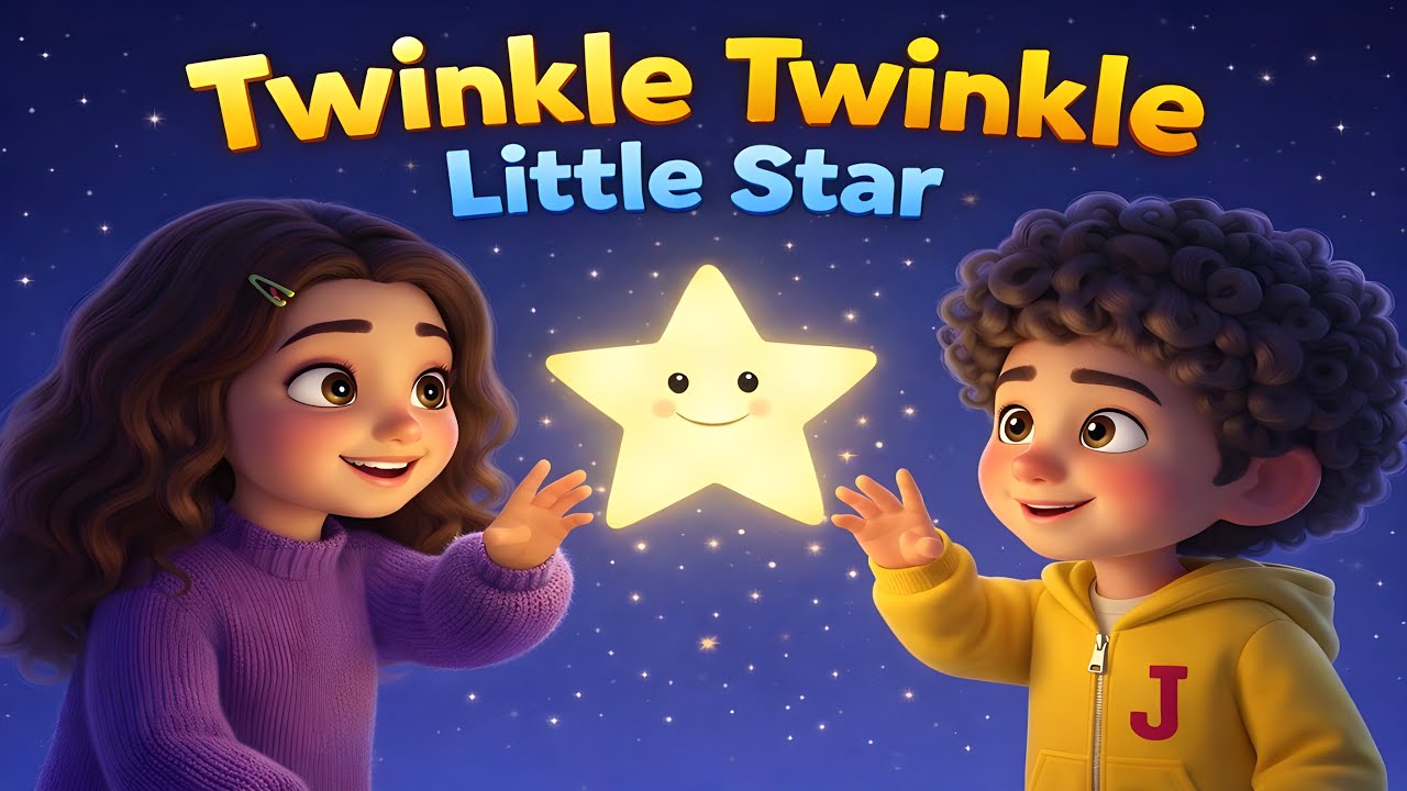 Twinkle Twinkle Little Star | Learning Version for Kids | Funny Nursery Rhyme