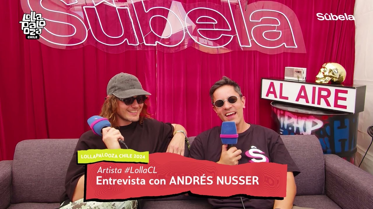 Entrevista con Andrés Nusser en Lollapalooza Chile