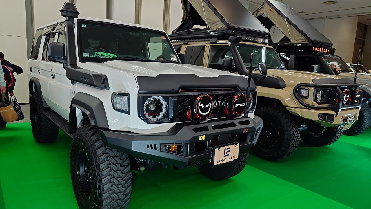 Custom Toyota Land Cruiser Prado 250, 76 and 300, Mitsubishi Delica D5