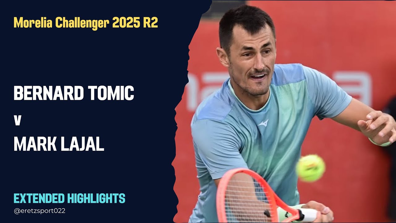 Morelia Challenger 2025 R2: Bernard Tomic [Alt] vs. Mark Lajal Extended Highlights