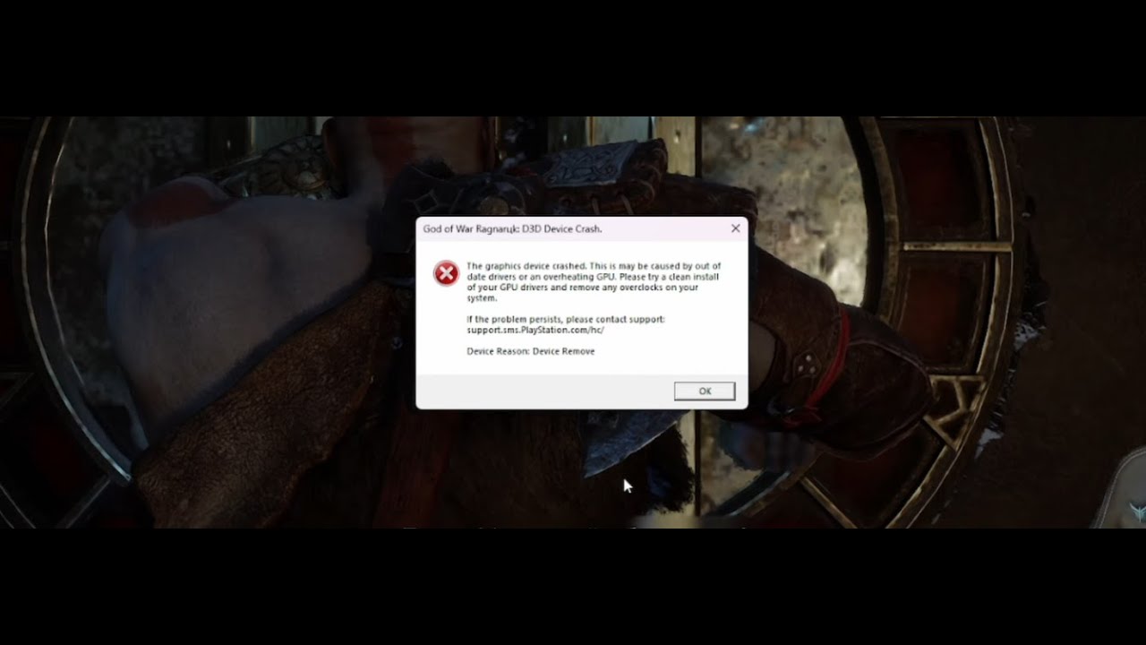 God of war ragnarok D3D Device Crash Как убрать вылет Gpu overclock  на rtx 3000 На время.