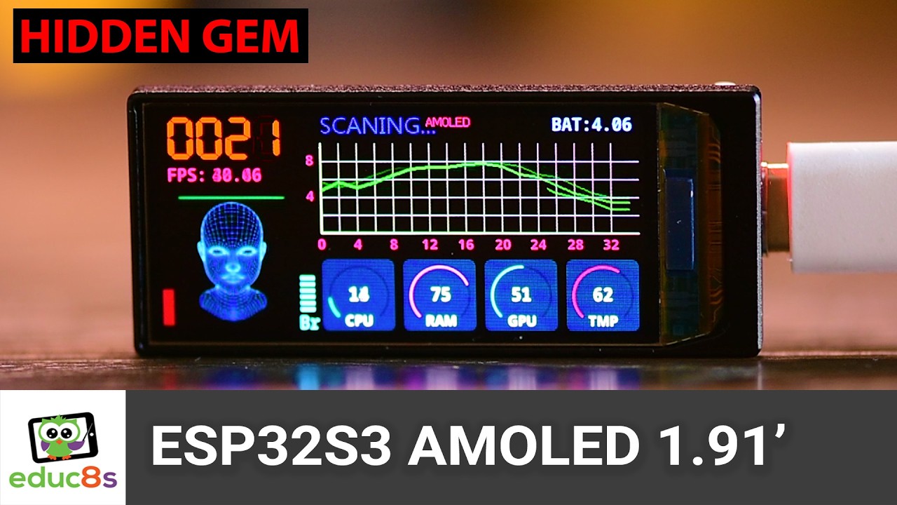 ESP32-S3 AMOLED: Stunning Color Display Revolution!