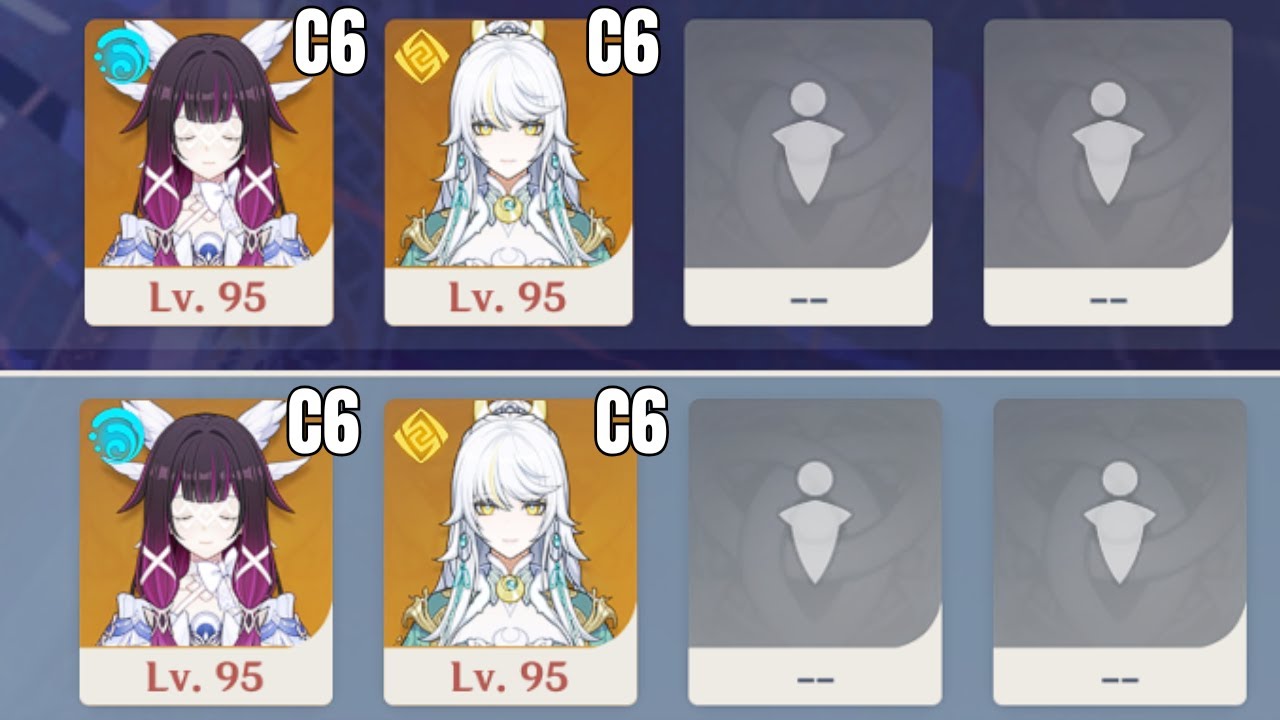 Zibai & Columbina Duo Spiral Abyss Luna IV/6.3