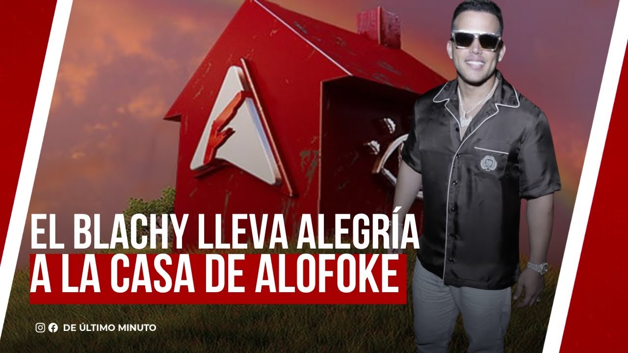 EL BLACHY LLEVA ALEGRÍA A LA CASA DE ALOFOKE