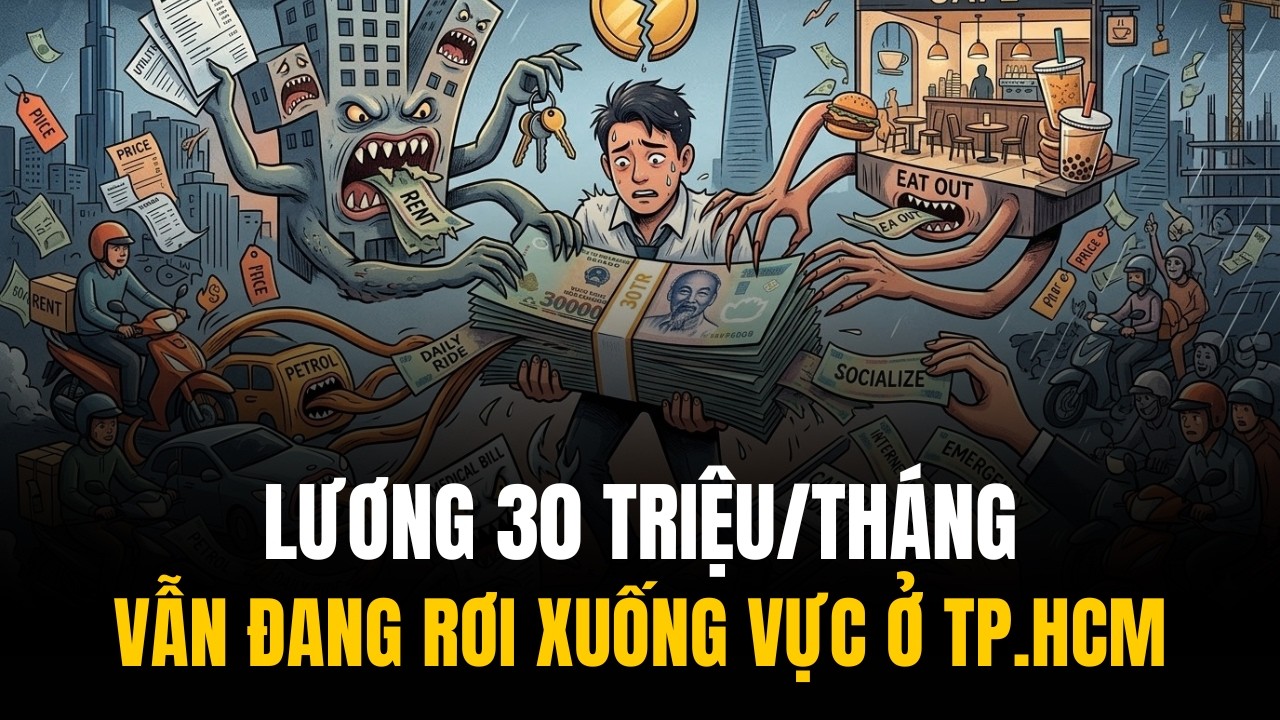 Tại Sao LƯƠNG 30 TRIỆU Mỗi Tháng Vẫn KHÔNG ĐỦ SỐNG ở TP HCM, Hà Nội?
