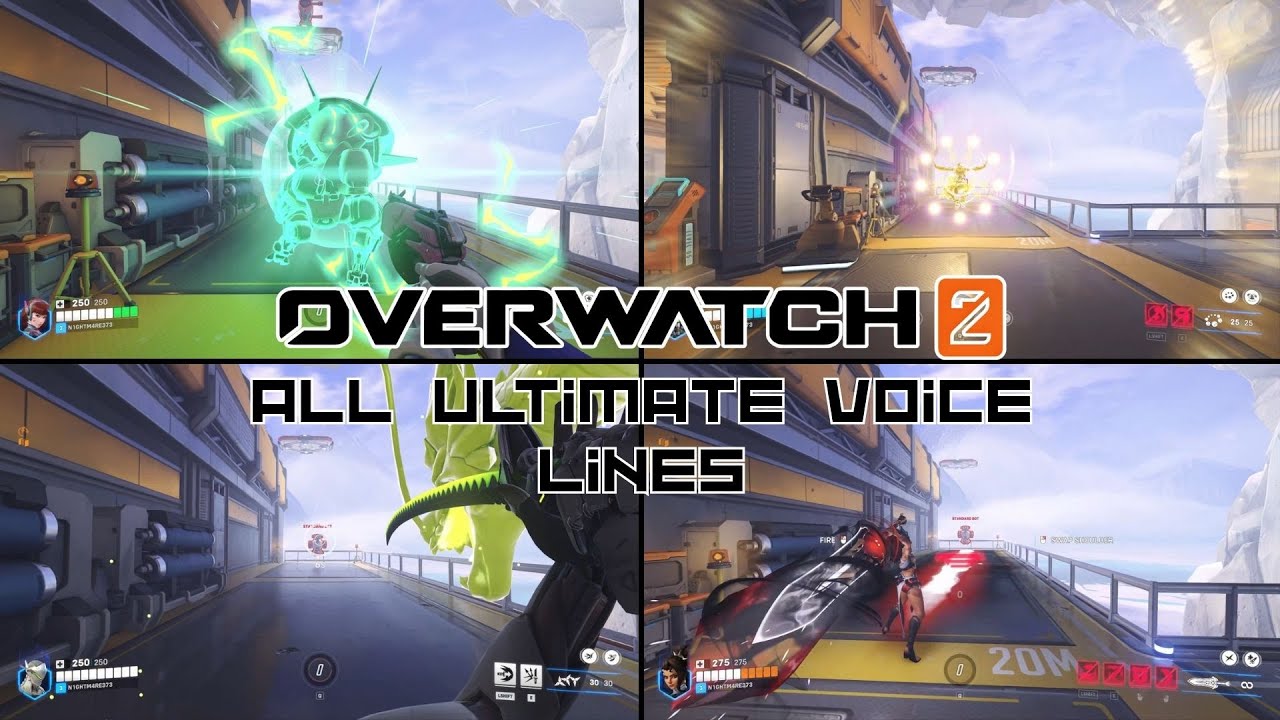 All Ultimate Voice Lines - Overwatch 2