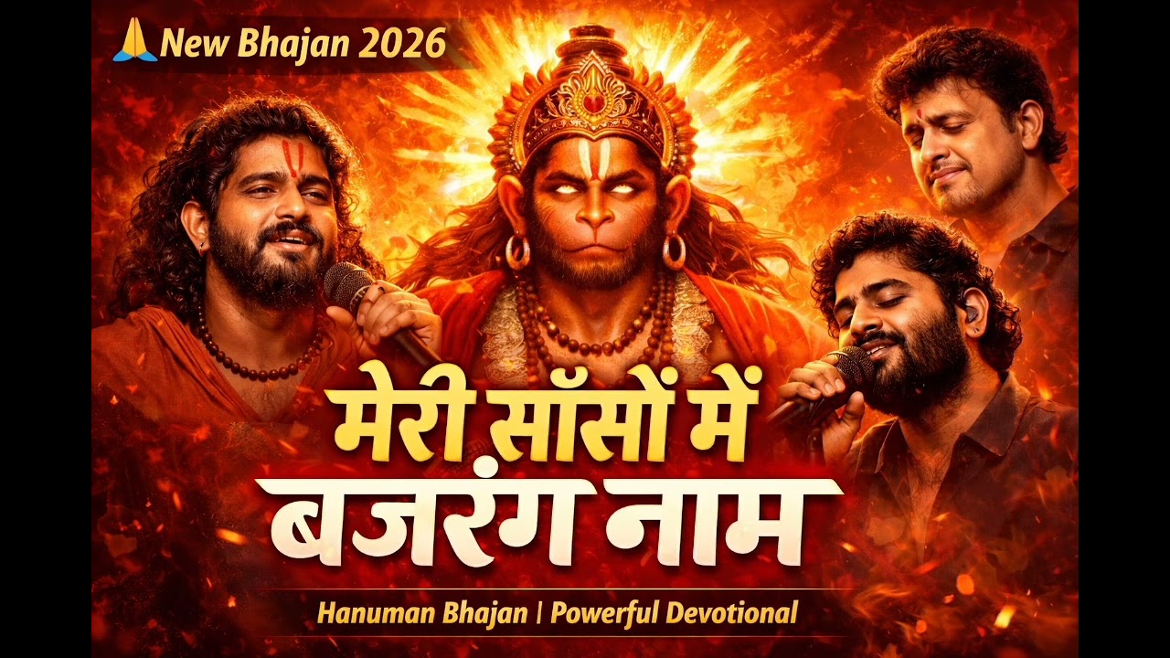 मेरी साँसों में बजरंग नाम रे 🙏 | Powerful Hanuman  Hansraj Raghuwanshi | Sonu Nigam | Arijit Singh