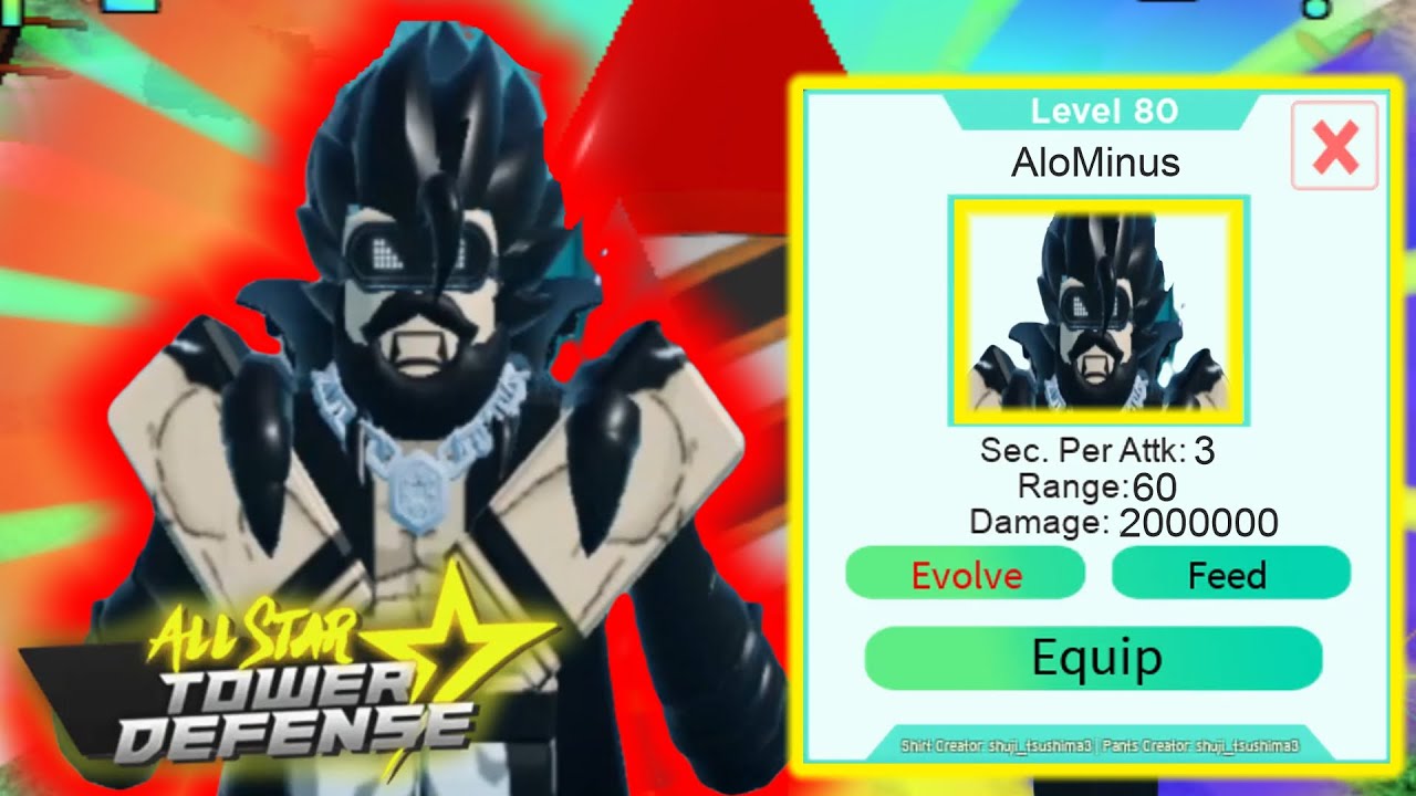 Blam x Fminusmic Exclusive 6 Star Unit! 100k Special All Star Tower Defense Fanmade Ft. @VendxttaHill