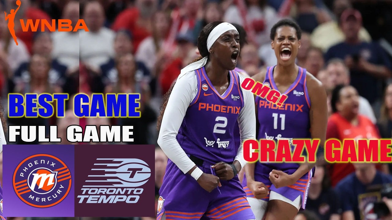 Mercury против Tempo | 27 июня | Лучшие моменты полного матча | Кубок комиссара WNBA