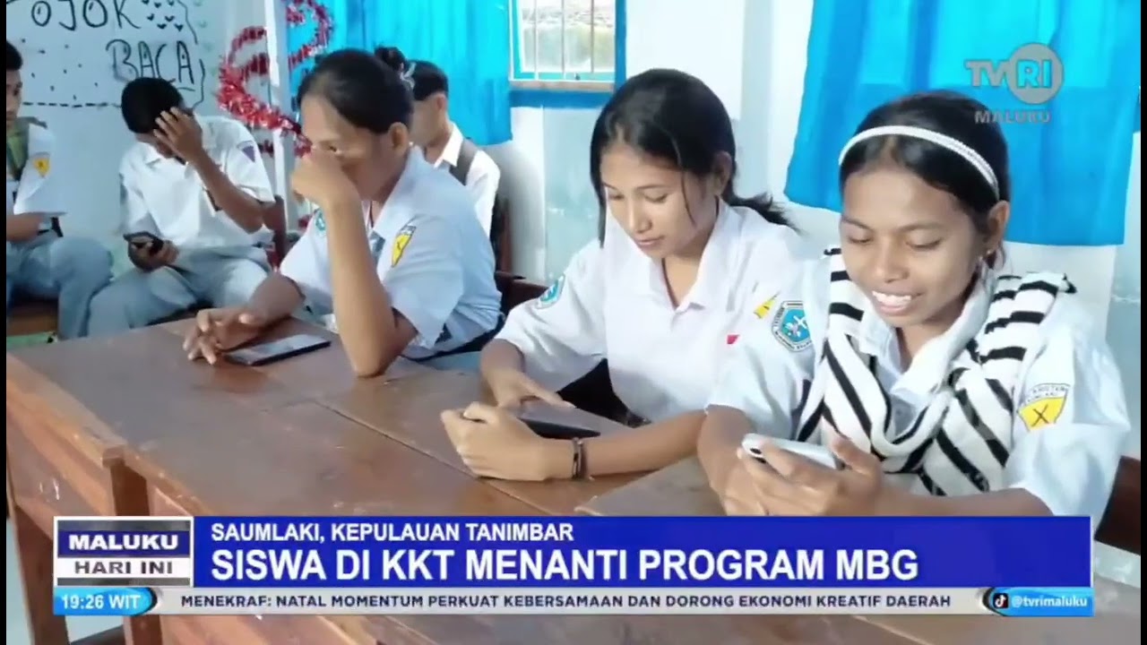 SEJUMLAH SATUAN PENDIDIKAN DI TANIMBAR BELUM TERSENTUH PROGRAM MBG AKIBAT KURANGNYA SPPG