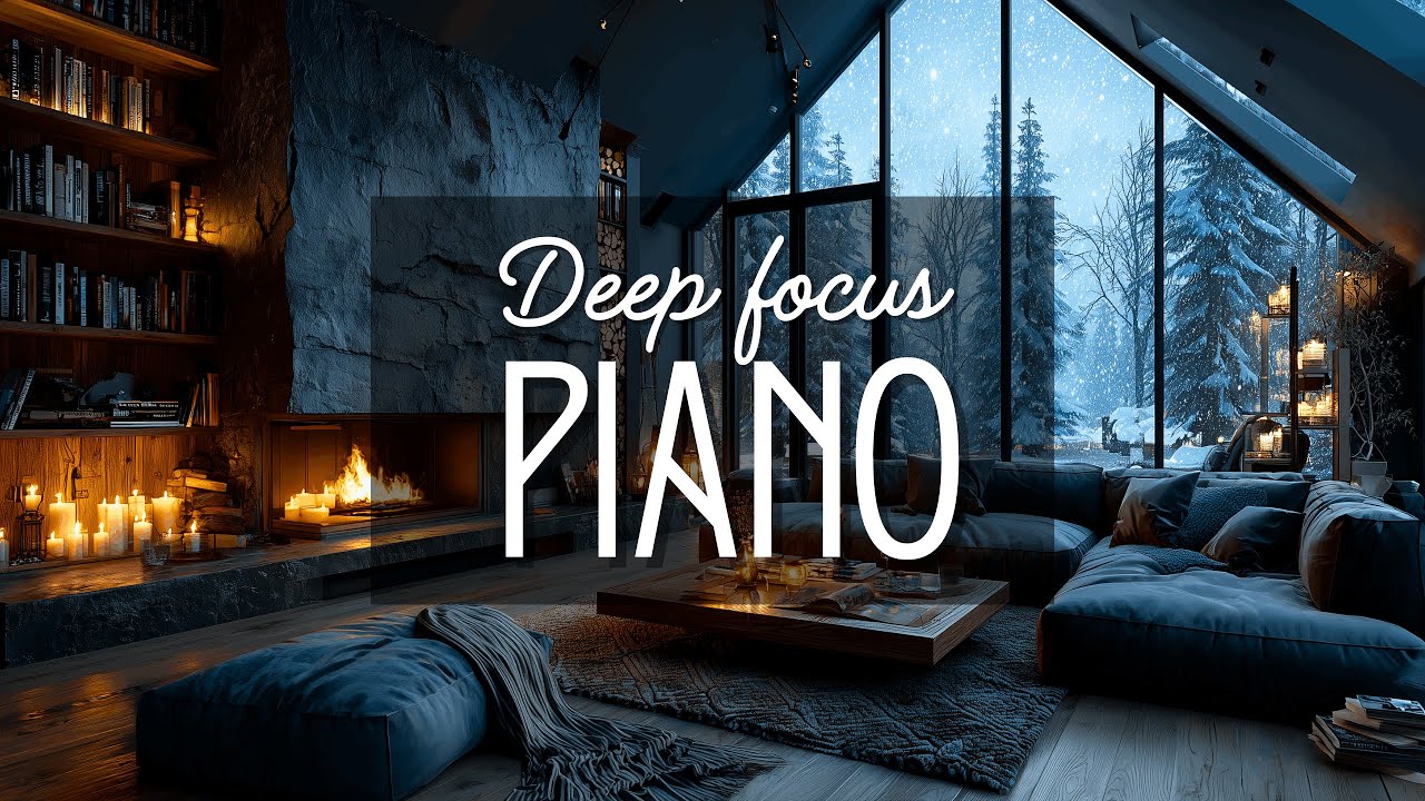 Deep Focus Piano – Slow Piano Music for Long Study Sessions