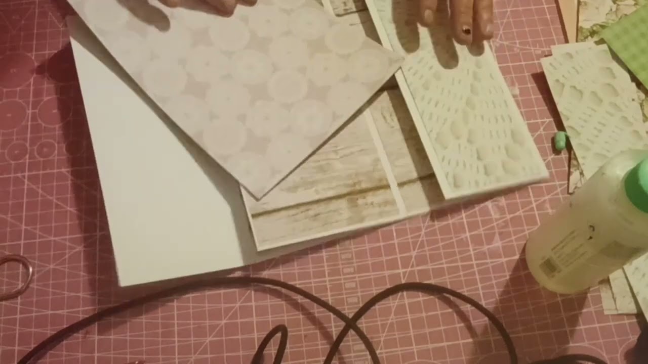 TUTO SCRAP/HAPPY MAIL /STRUCTURE ,DECO/PARTIE 1 