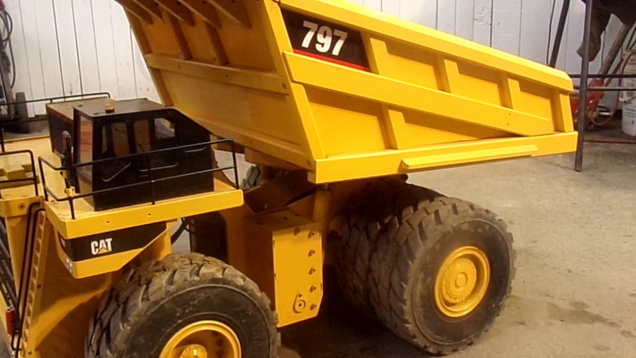 rc 4 wd 1/14 scale 797 f mining truck review part 2 at bbc rc construction