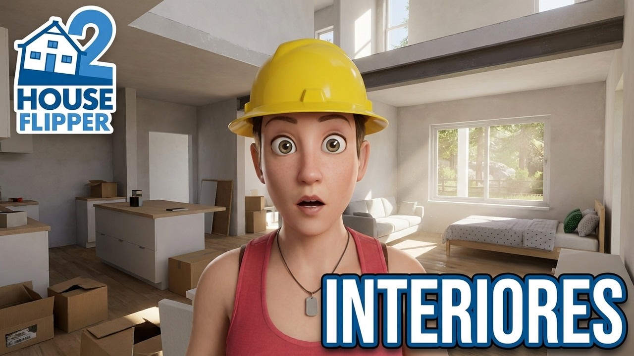 HOUSE FLIPPER 2:  DECORANDO la Minicasa Blanca 🏡 (Interiores)