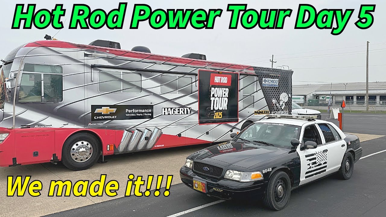 Hot Rod Power Tour day 5 Summit motor sport park Norwalk Ohio
