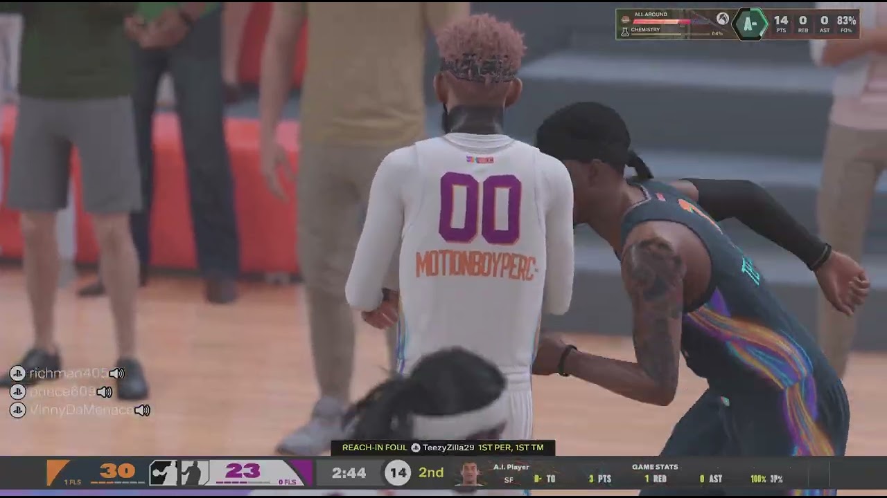 28pts 1reb 10/13 3's 8/11 GG