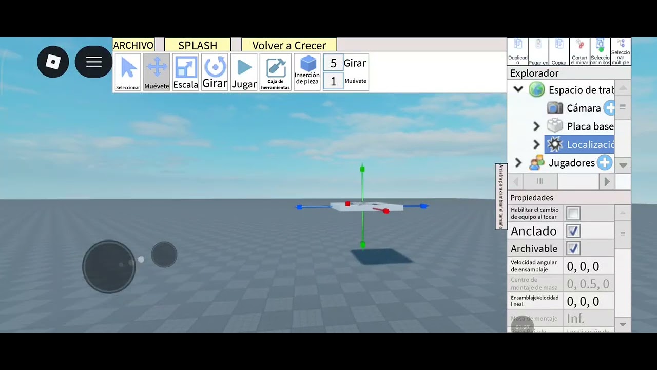 Estoy creando un juego en roblox