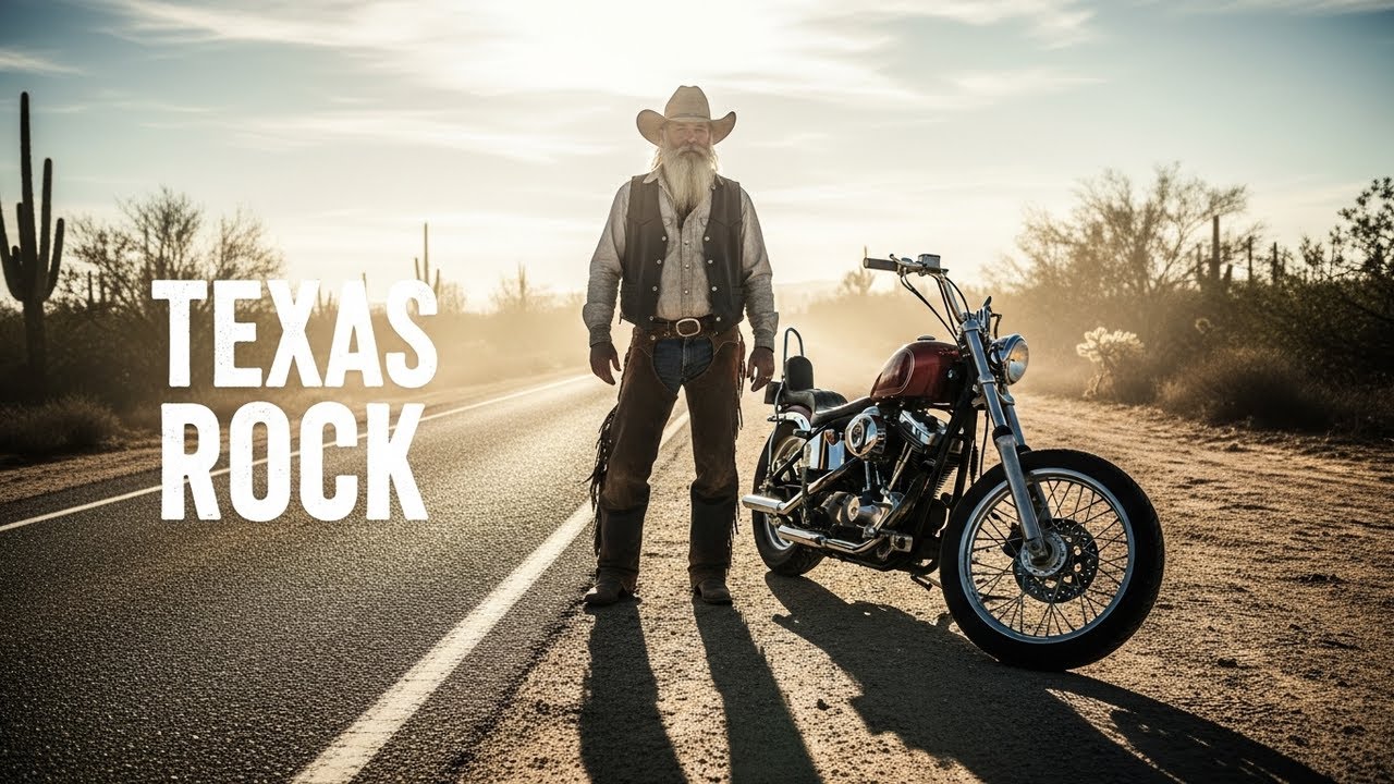 Texas Biker Outlaw Vibes – Hard Rock Roadtrip & Dirty Whiskey Blues