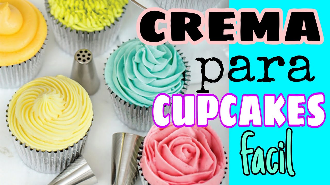 CREMA(BET&Uacute;N)PARA CUPCAKES FACIL Y CON POCOS INGREDIENTES