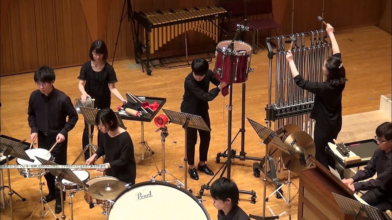 E.ヴァレーズ（E.Varèse)：イオニザシオン（Ionisation）　PRIEM WIND ENSEMBLE