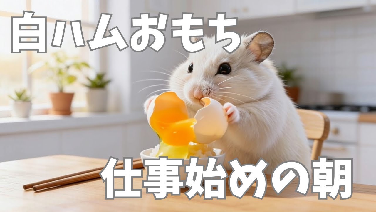 【白ハムおもち】仕事始めでした☀️