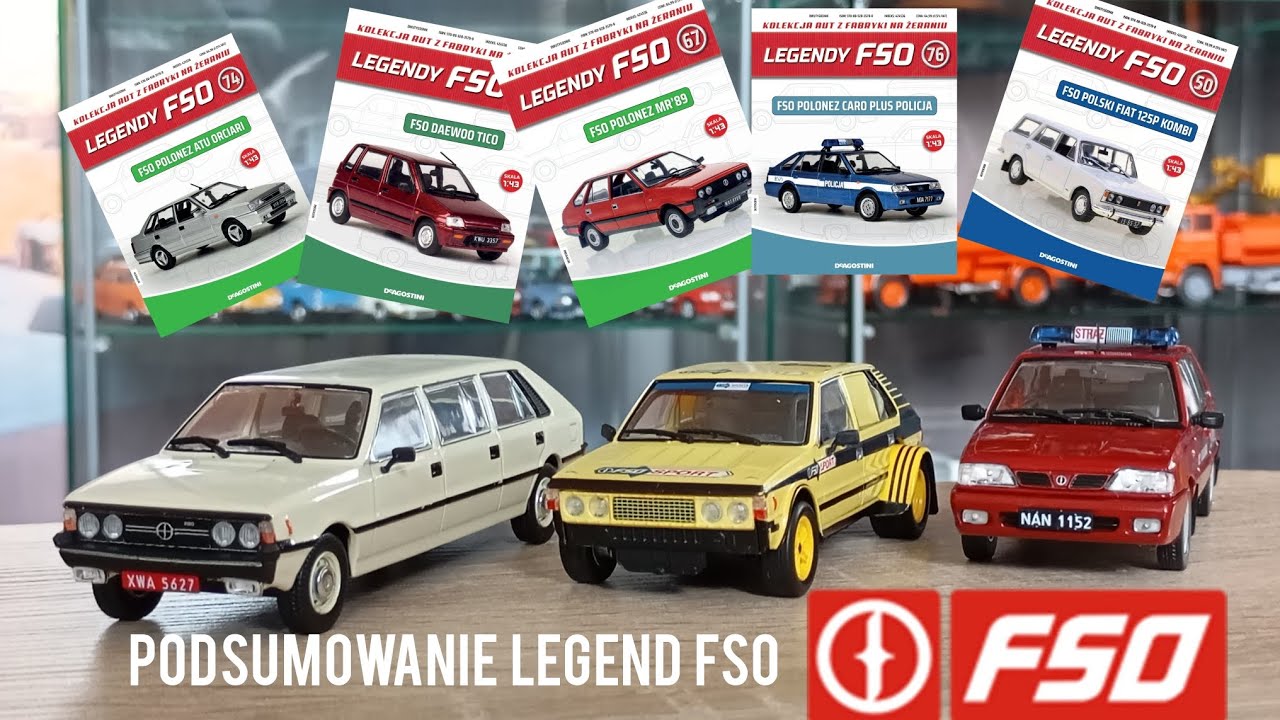 Podsumowanie kolekcji Legendy FSO • Deagostini 1:43