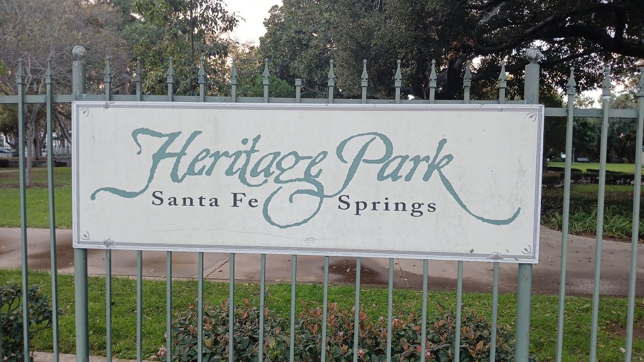 Driving to Heritage Park ,Santa Fe Springs