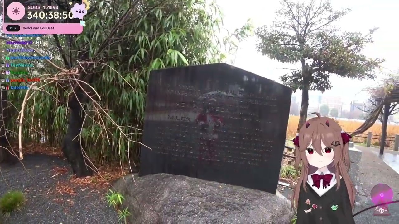 robcdee shows Evil Neuro a statue and reads a story