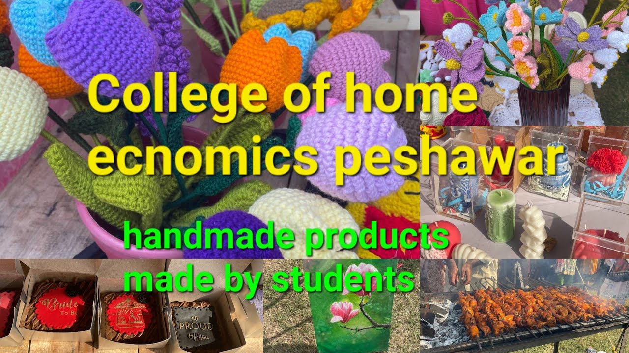 Amazing Handmade Crafts by Home Economics Students | University of Peshawar Exhibition 2025